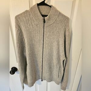 Mens large full zip sweater